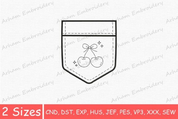 Cute Cherry Pocket: A Seasonal Embroidery Review