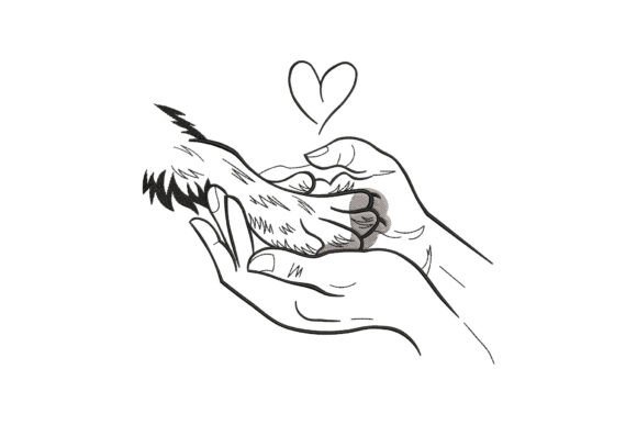 Dog Paw in Hands Embroidery Design Review