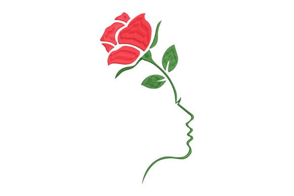 Girl with Blooming Rose Embroidery Review