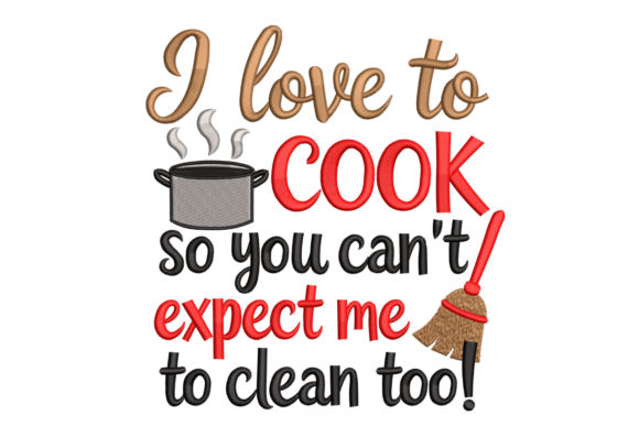 I Love to Cook – Funny Kitchen Design Review