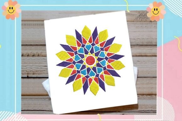 Islamic Geometric Sunburst Mandala