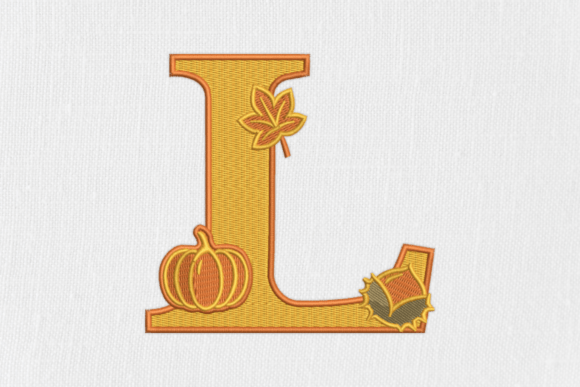 Letter L Autumn Monogram Review