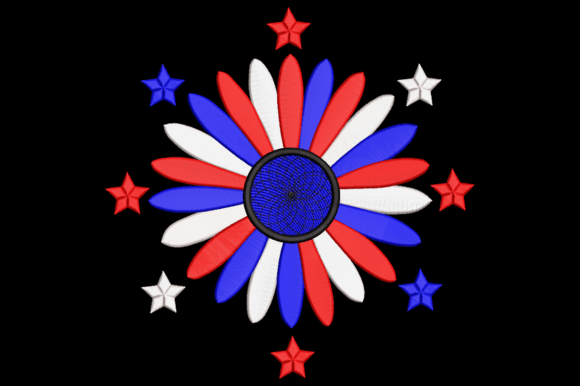 Patriotic Flower Embroidery Review