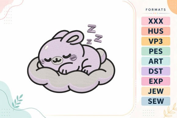 Sleeping Bunny Baby Animals Embroidery Review