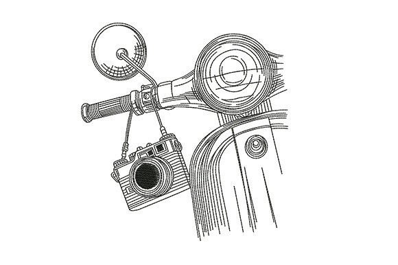 Vintage Scooter Camera