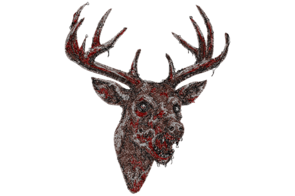 Zombie Deer Embroidery Review